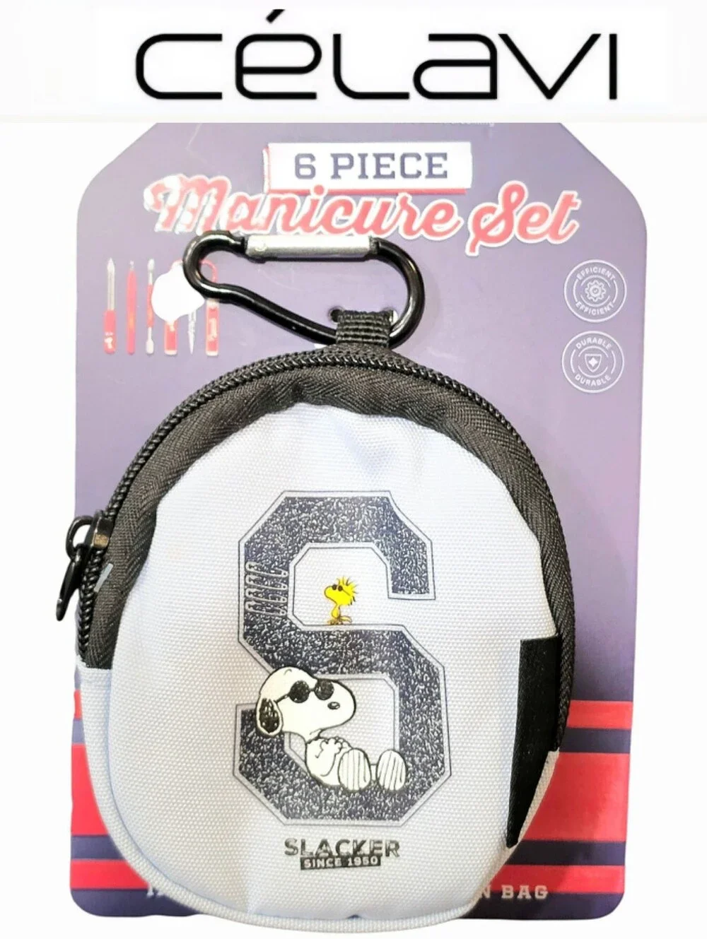 Celavi X Peanuts & Woodstock Slacker 6-PC Manicure Set
